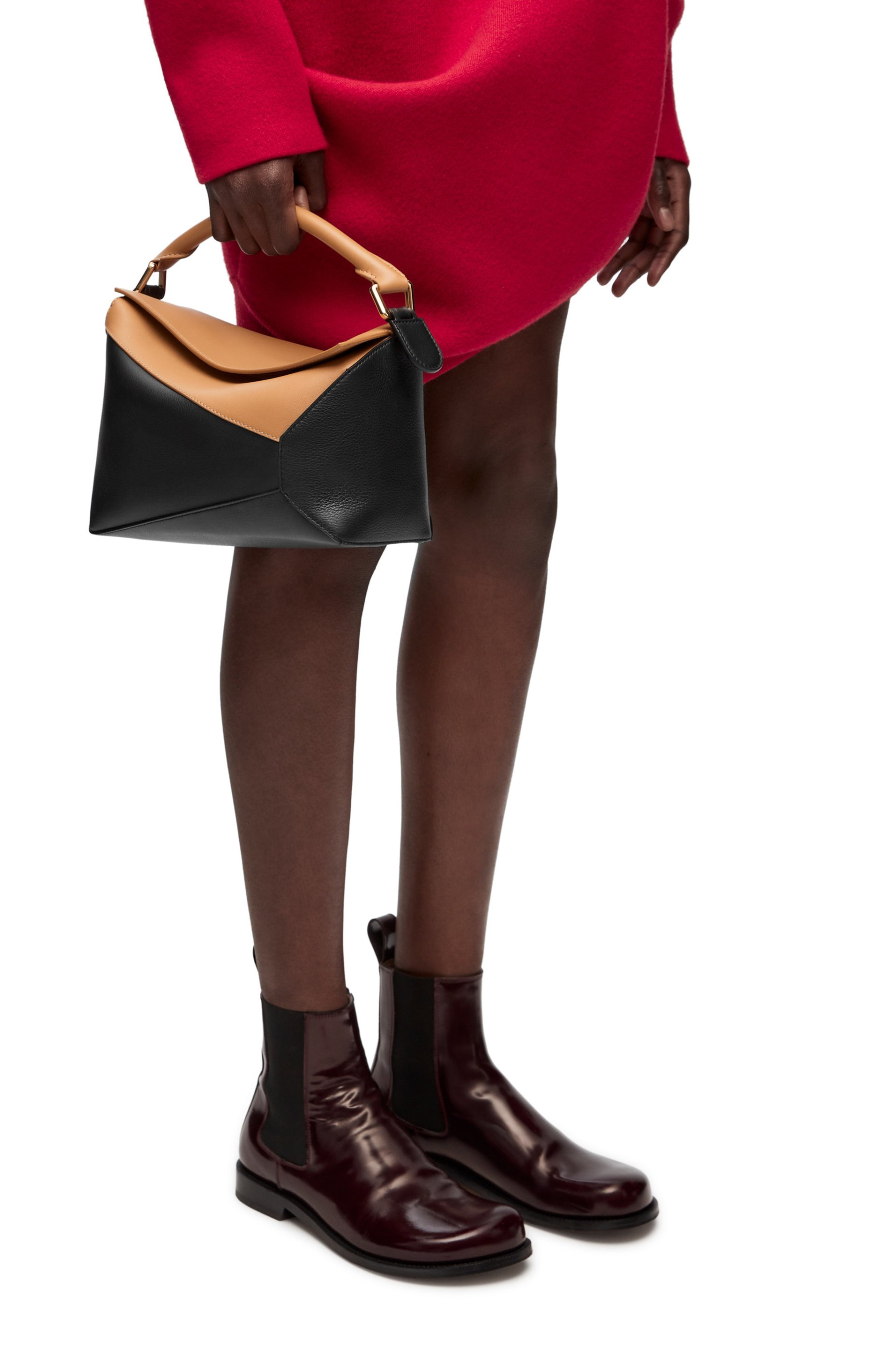 Small Puzzle bag in classic calfskin